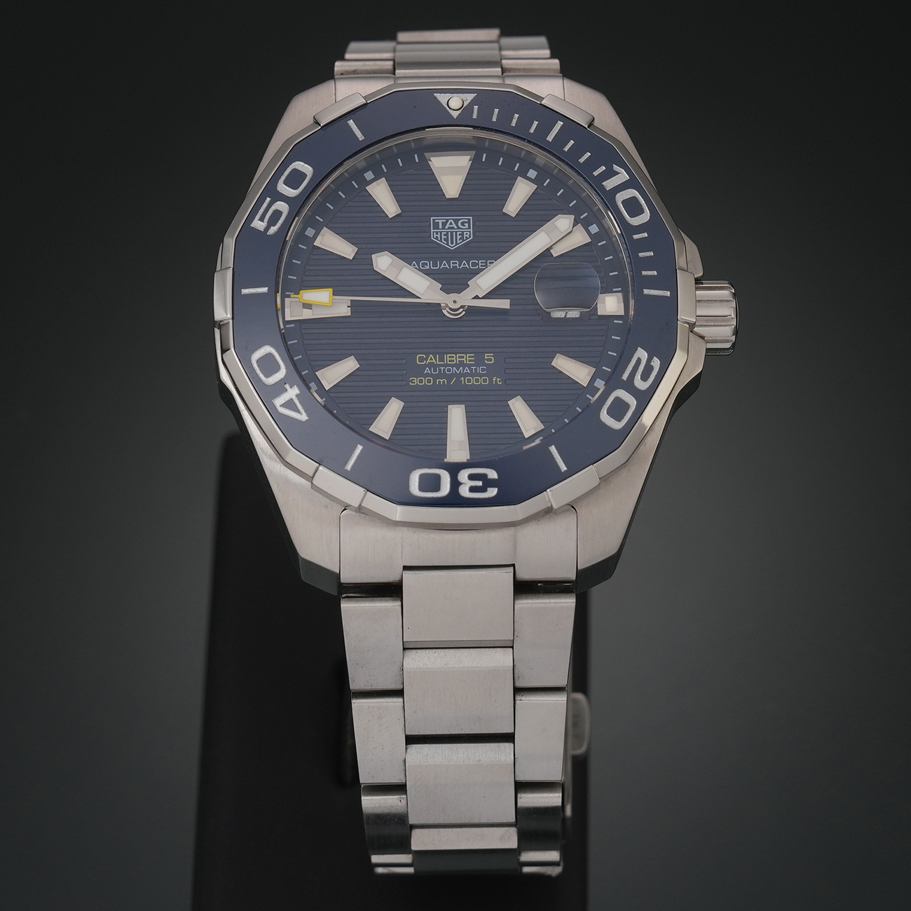 TAG HEUER(USED)태그호이어 아쿠아레이서 스틸 오토 청판 WAY201B